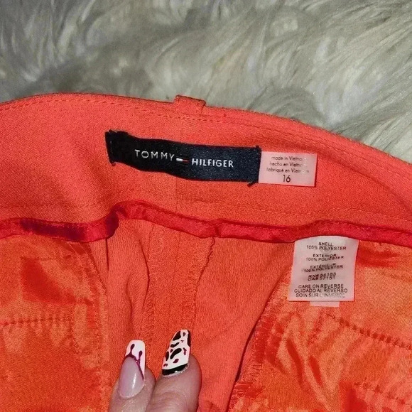 Tommy Hilfiger Orange Pants - Picture 4 of 5